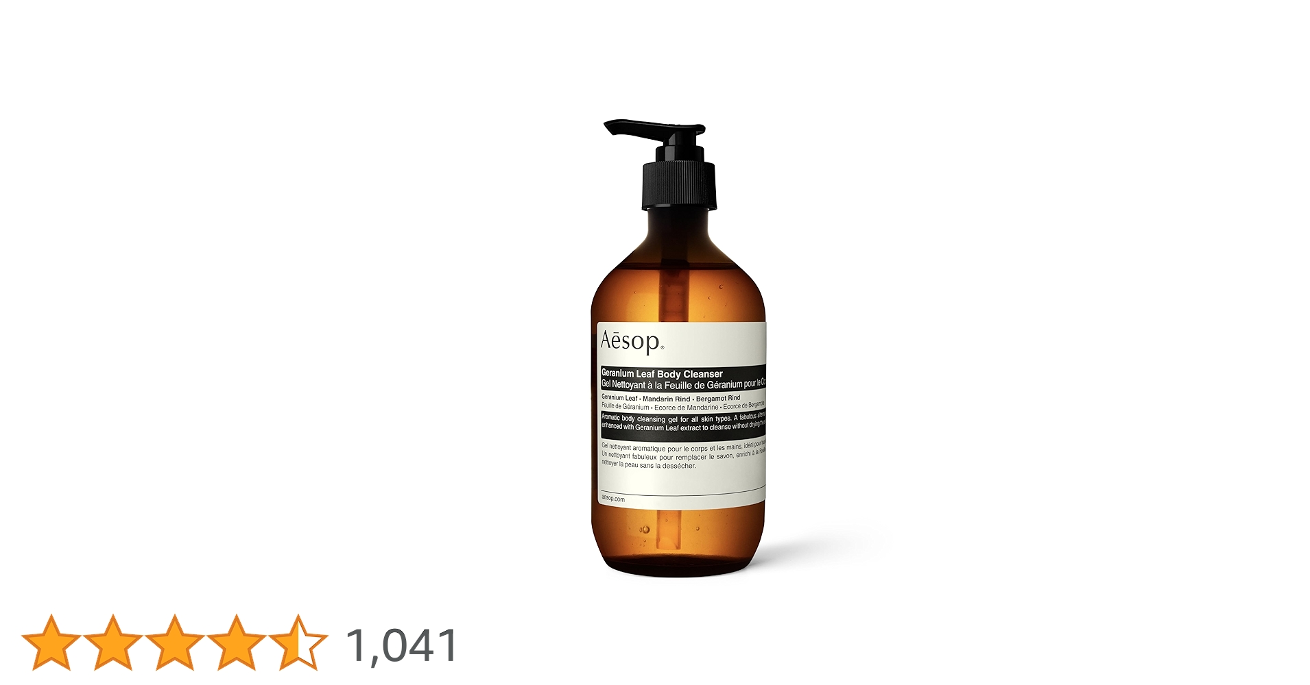 ボディソープ Aesop Geranium Leaf Body Cleanser 500ml 71uuaTAGO+L._AC_UF1000,
